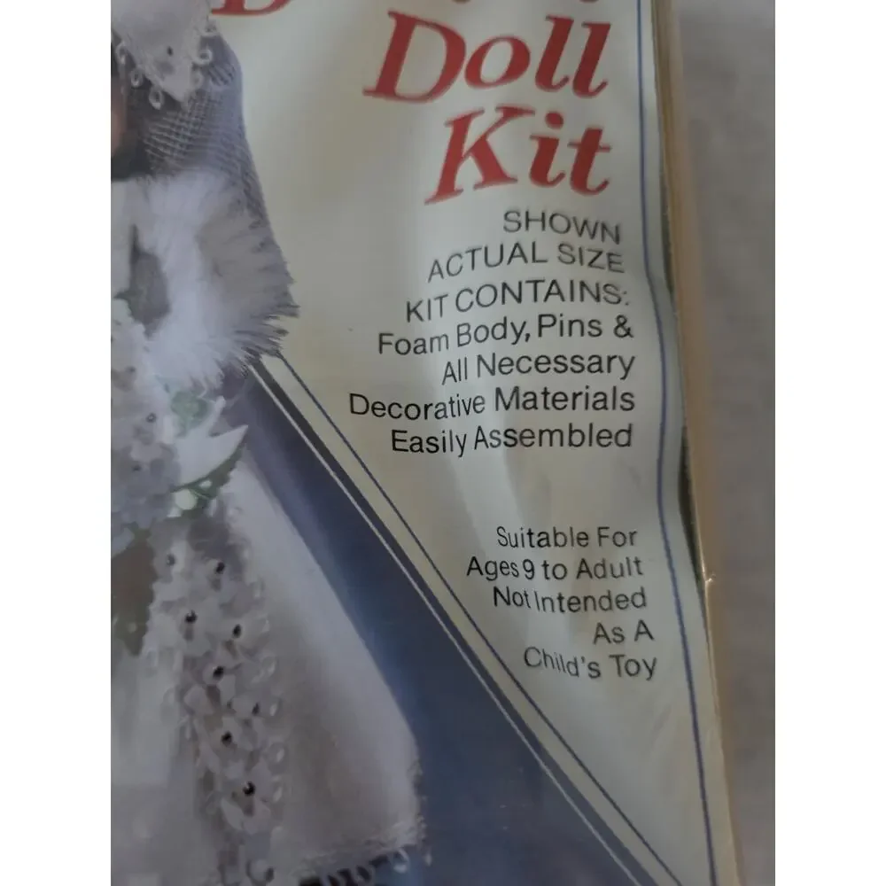 Walco Li'l Missy Beaded Doll Kit Sequin Vintage New Bride #13405